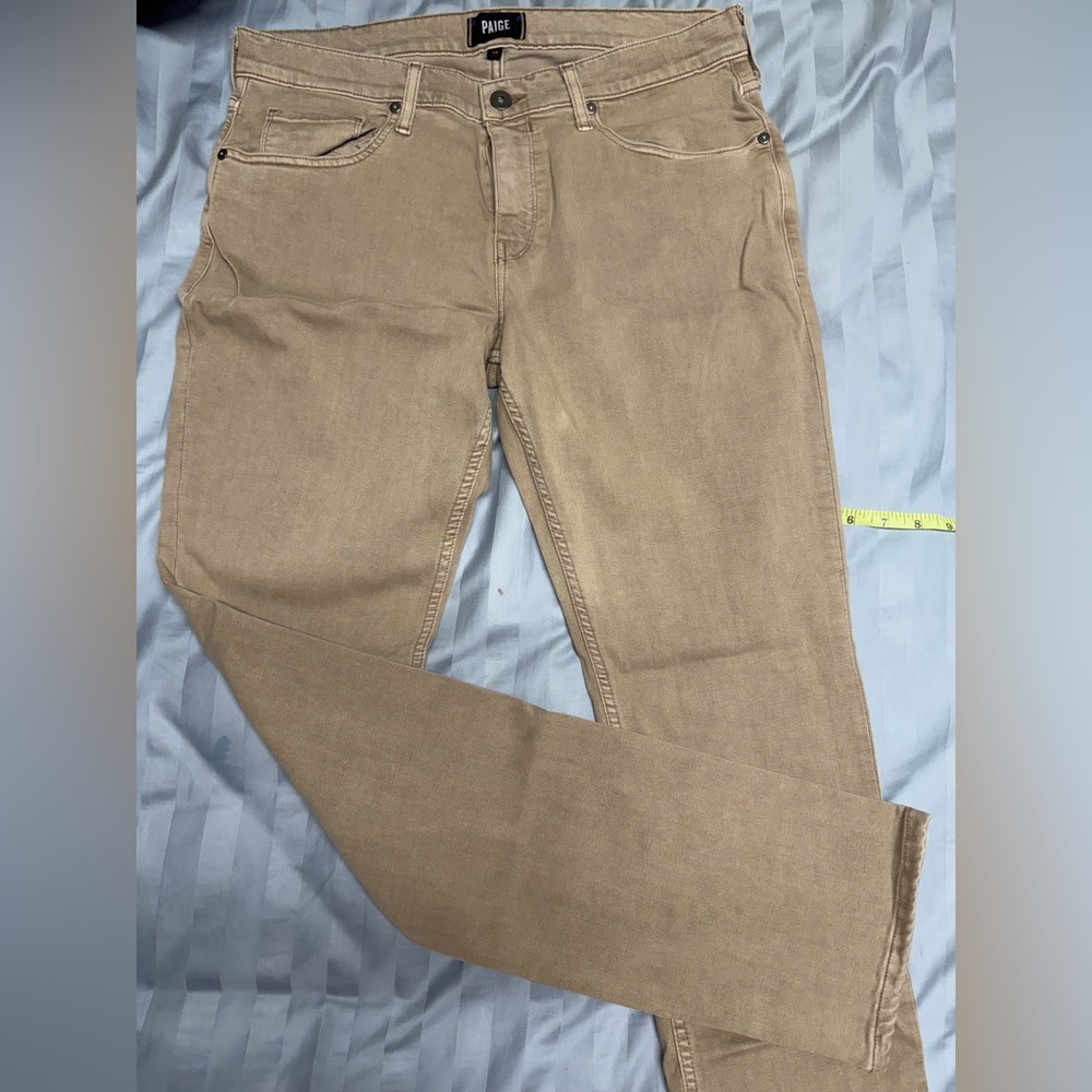 PAIGE Tan Straight Leg men’s Jeans